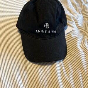 Anine Bing Black Baseball Cap